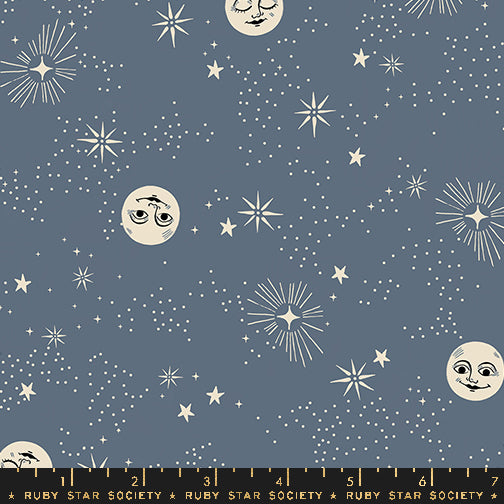 PREORDER GOOD SPIRITS || Wise Moons Ghostly || Cotton Quilting Fabric
