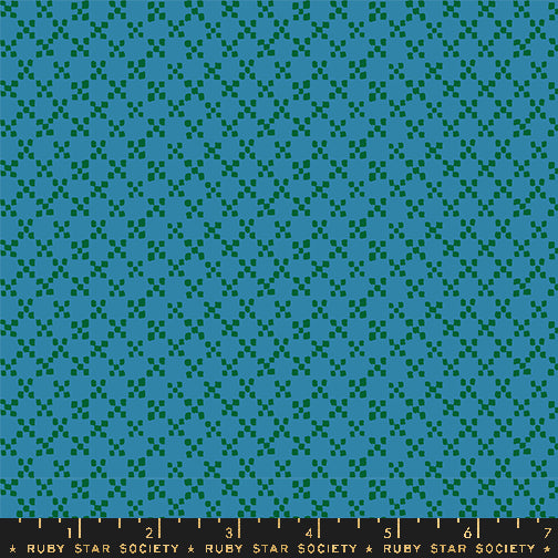 PREORDER Geometry || Tiles Chambray || Cotton Quilting Fabric