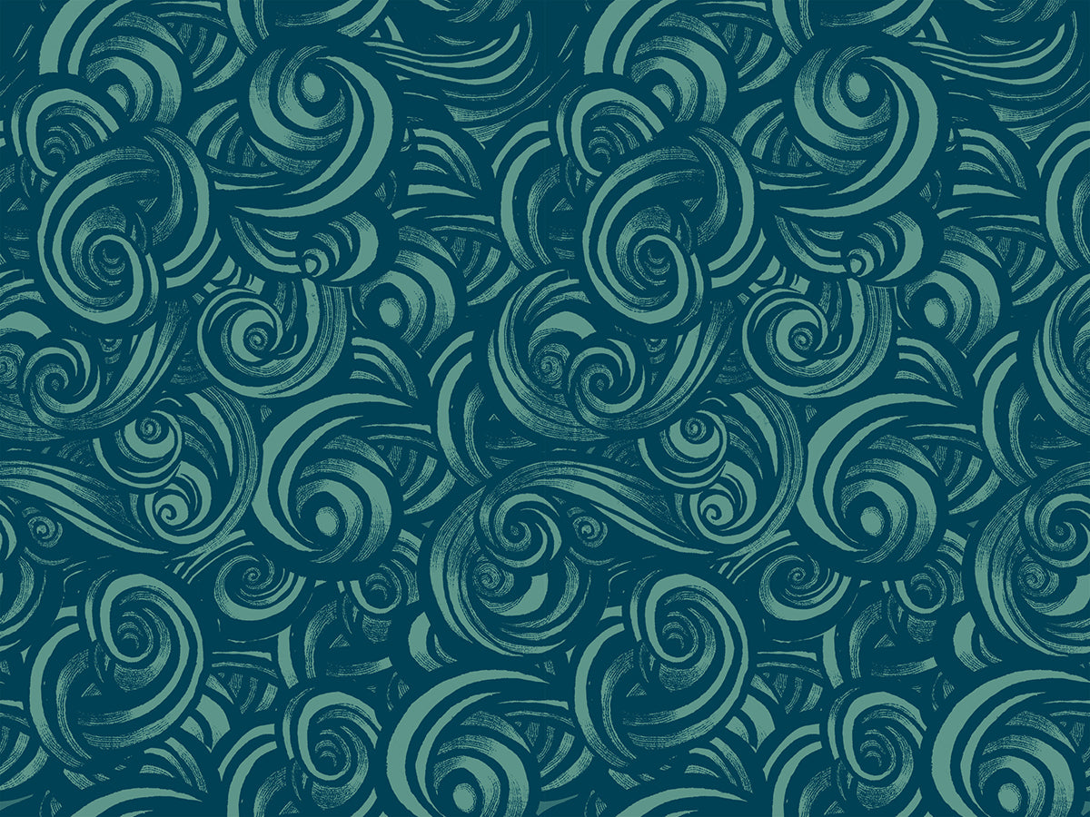 PREORDER FIRE GLOW || Smoke Watercress || Cotton Quilting Fabric