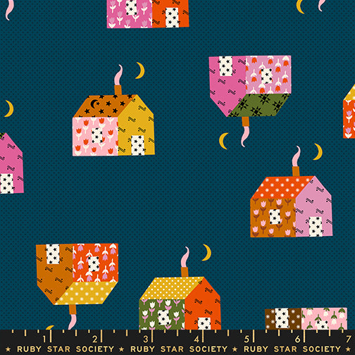 PREORDER MYSTIC FABLE || Little House Galaxy RS4146 13 || Cotton Quilting Fabric