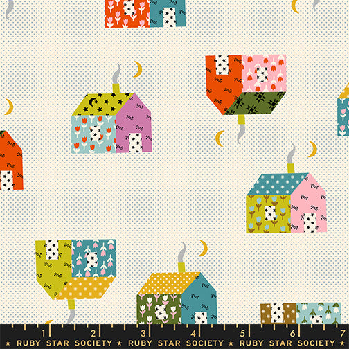 PREORDER MYSTIC FABLE || Little House Natural RS4146 16 || Cotton Quilting Fabric