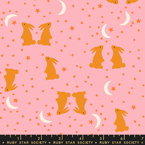 PREORDER MYSTIC FABLE || Bunnies Rosebud RS4147 13 || Cotton Quilting Fabric
