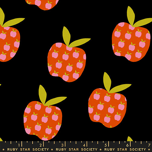 PREORDER MYSTIC FABLE || Big Apple Black RS4152 19L | Cotton Linen HALF YARD