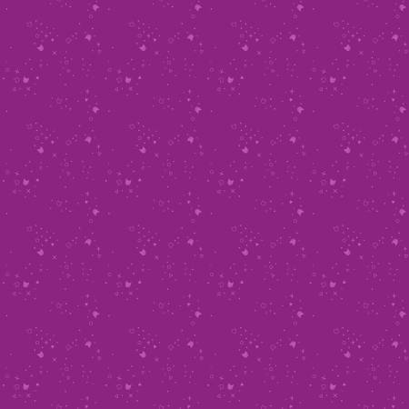 Kitty Litter || Magenta || Cotton Quilting Fabric