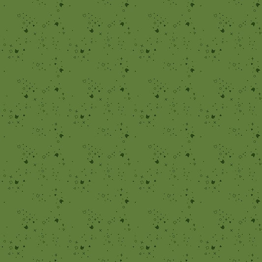 Kitty Litter || Pickle || Cotton Quilting Fabric