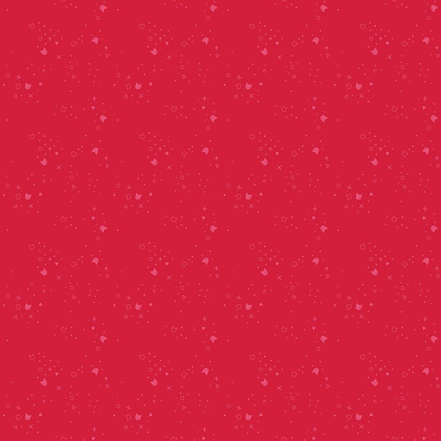 Kitty Litter || Watermelon || Cotton Quilting Fabric