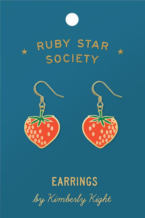 Strawberry Earrings || Ruby Star Society