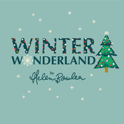 Winter Wonderland|| Cozy Christmas || Organic Cotton Quilting Fabric || Half Yard