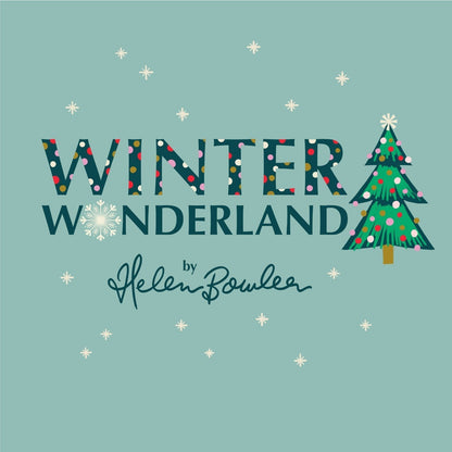 Winter Wonderland|| Berries & Baubles || Organic Cotton Quilting Fabric || Half Yard