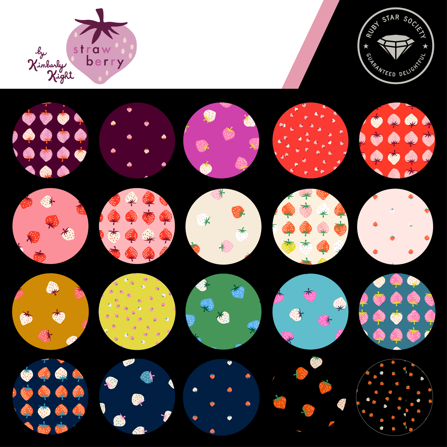 NOV PREORDER Strawberry || Yard Bundle || Cotton Quilting Fabric