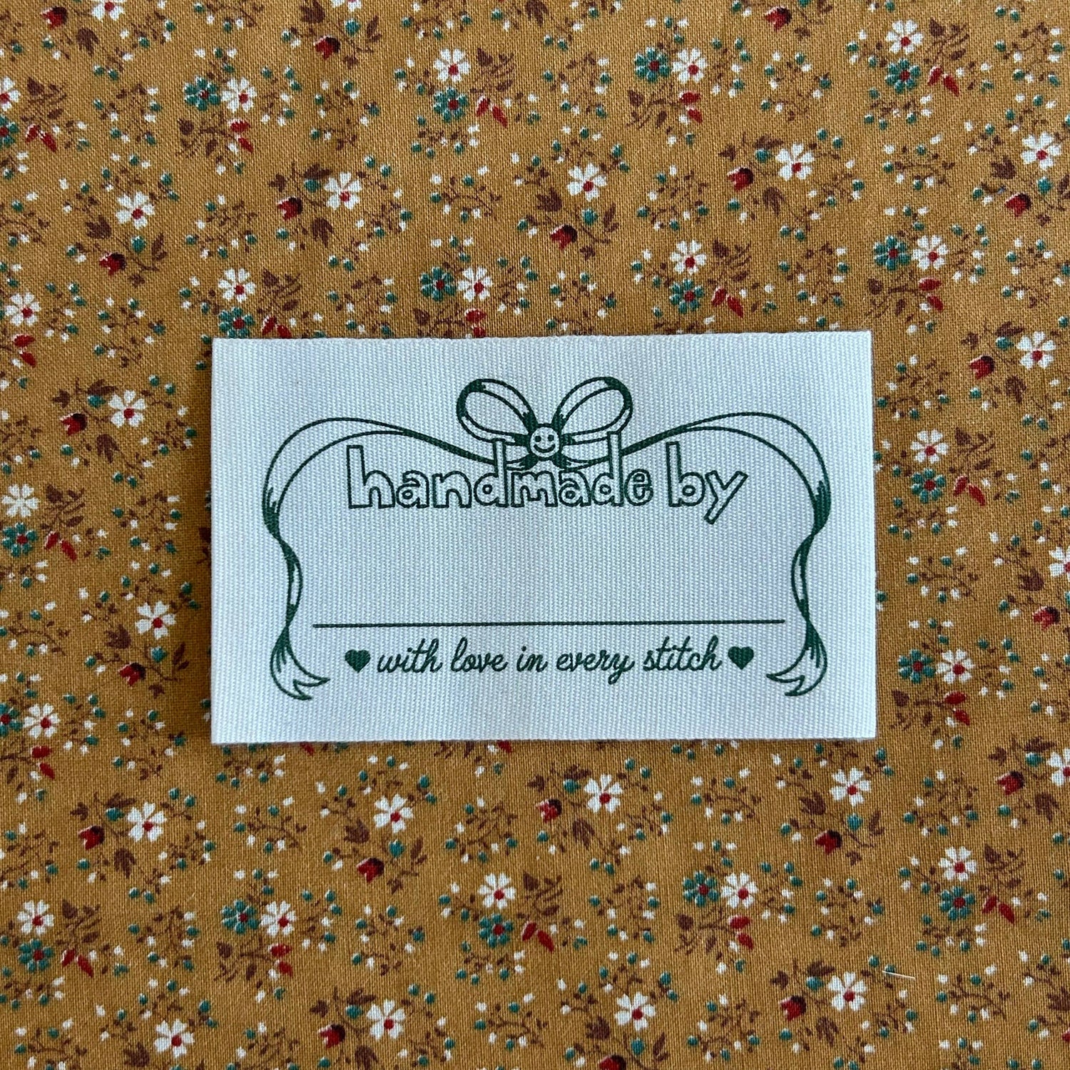 Happy Bow Quilt Labels