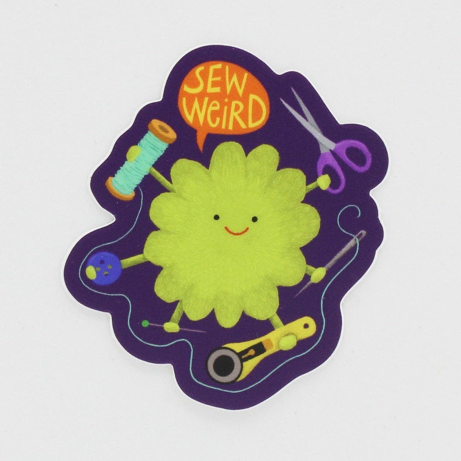 Sew Weird Sticker | Fish Museum