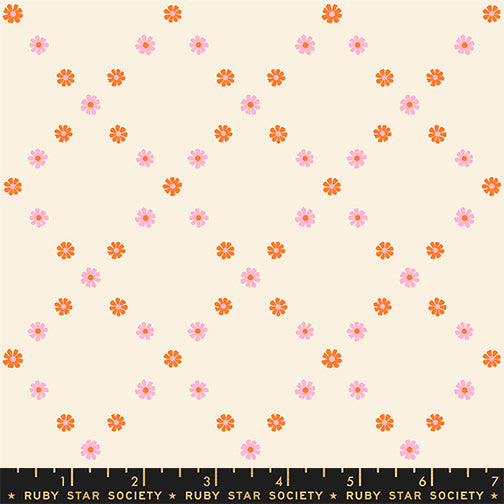 Best Day Ever || Diamond Flowers Posy || Cotton Quilting Fabric