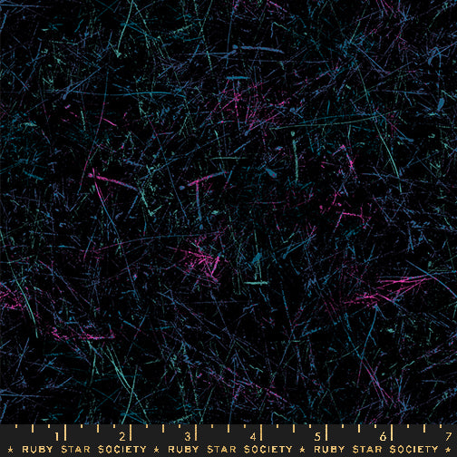 TEDDY AND THE BEARS || Pick Guard Black || Cotton Quilting Fabric || Half Yard