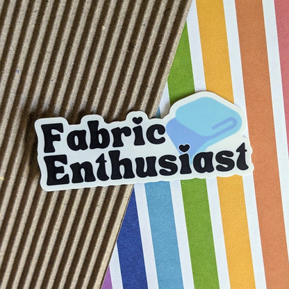 Fabric Enthusiast Vinyl Sticker