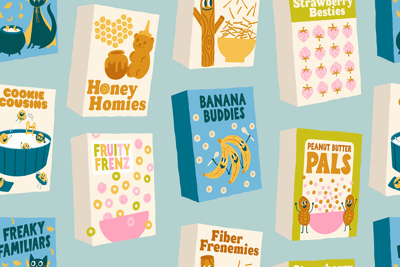 PREORDER Egg and Friends || Part of this Complete Breakfast Polar || Cotton Quilting Fabric