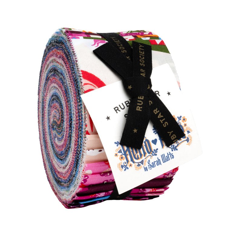 PREORDER Hello Alice || 40 pc Jelly Roll || Cotton Quilting Fabric