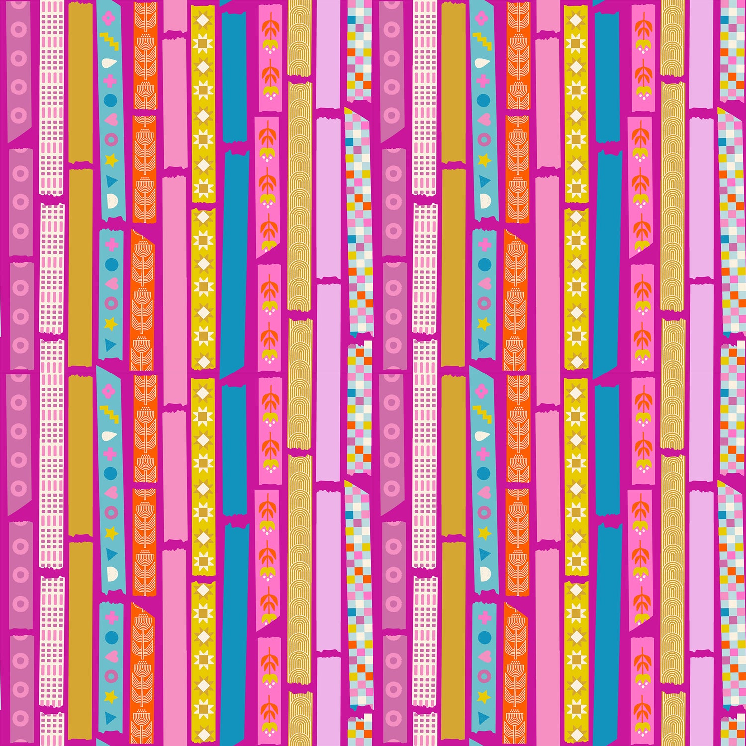 Washi Plus || Yay It's Tape Heliotrope || Cotton Quilting Fabric