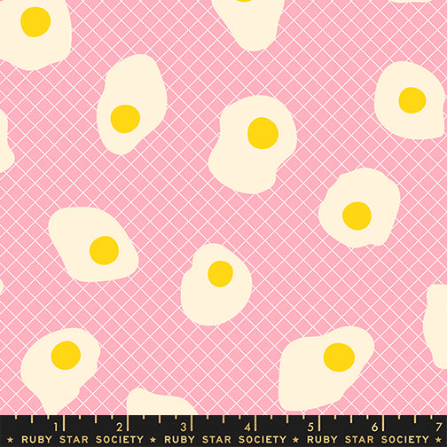 PREORDER Egg and Friends || Fried Eggs Posy || Cotton Quilting Fabric