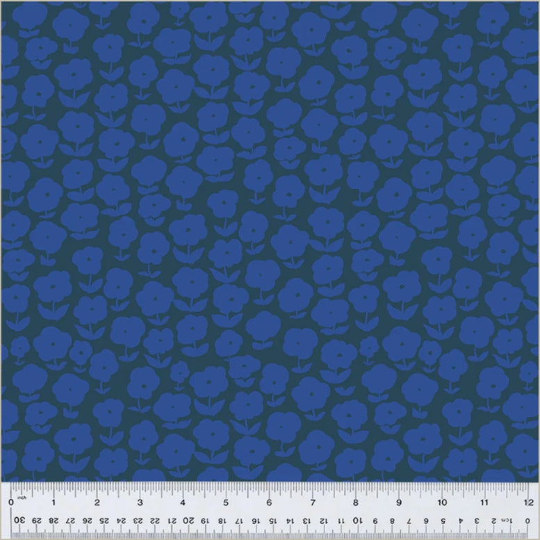 Ruby + Bee Blenders || Puffy Daisy Ink/Marjorelle || Cotton Quilting Fabric