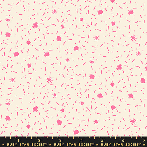 PREORDER Egg and Friends || Sugar Rush Neon Pink || Cotton Quilting Fabric