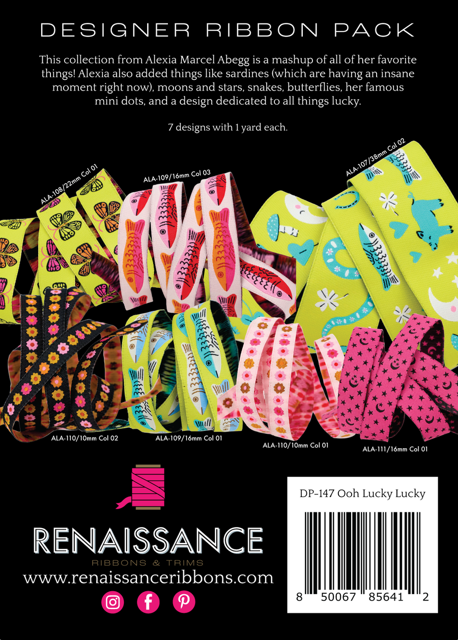 Designer Ribbon Pack: Ooh Lucky Lucky