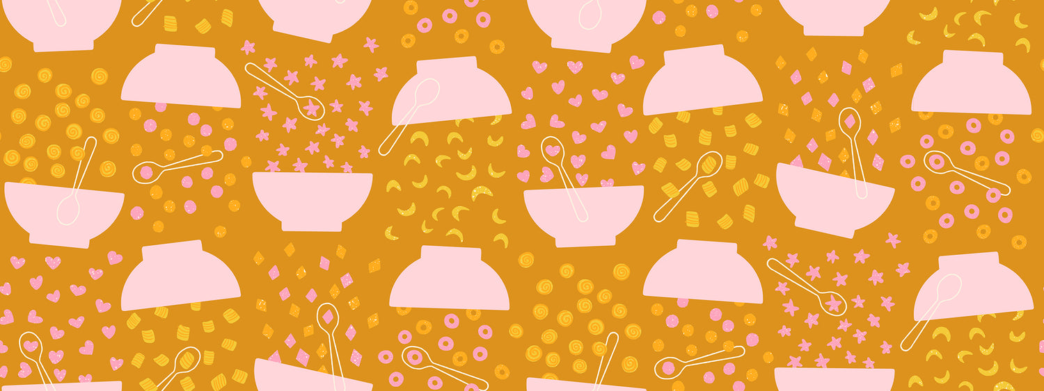 PREORDER Egg and Friends || Flying Cereal Honey || Cotton Quilting Fabric