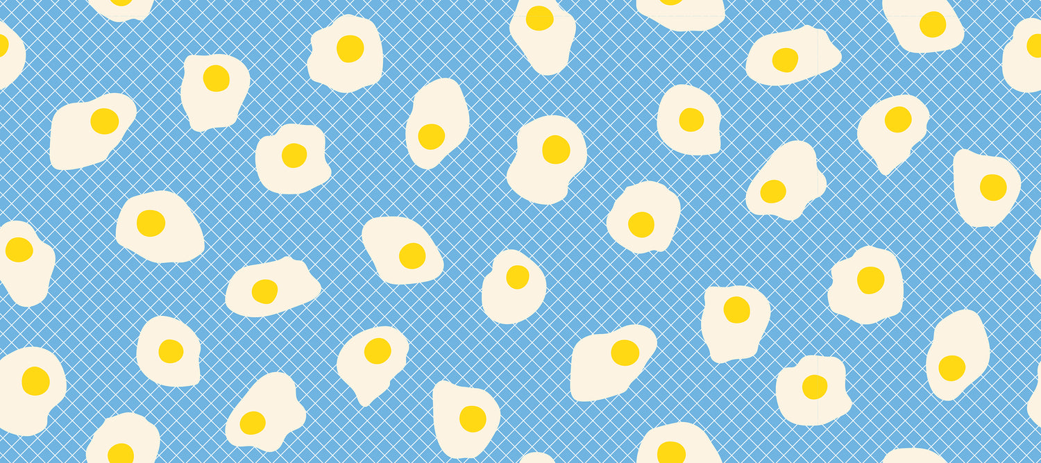 PREORDER Egg and Friends || Fried Eggs Altitude || Cotton Quilting Fabric