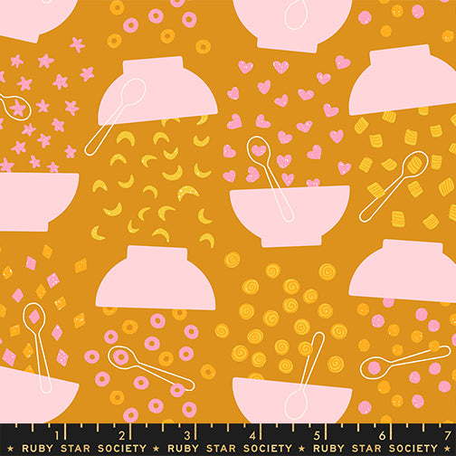 PREORDER Egg and Friends || Flying Cereal Honey || Cotton Quilting Fabric