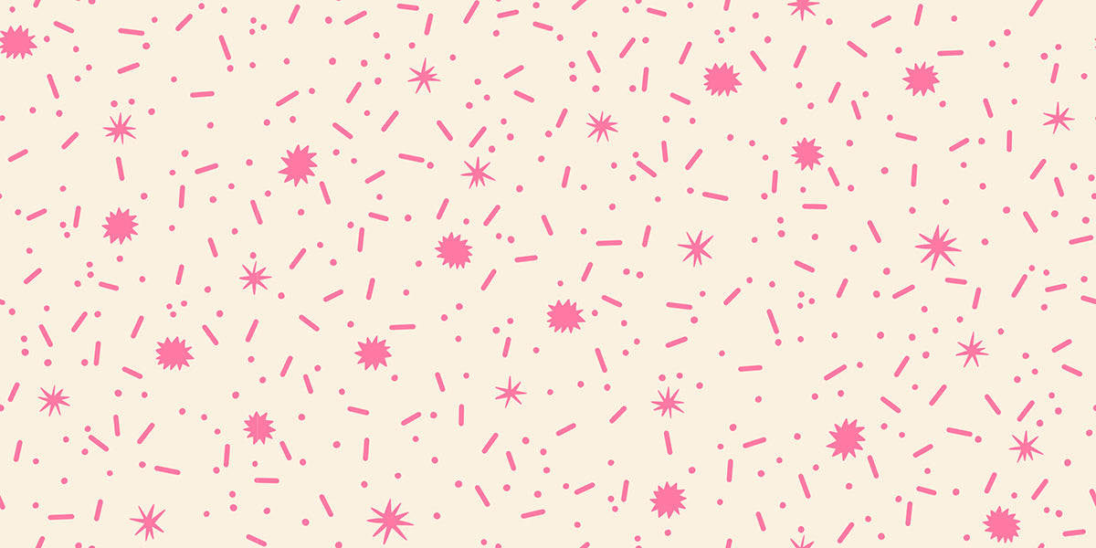 PREORDER Egg and Friends || Sugar Rush Neon Pink || Cotton Quilting Fabric