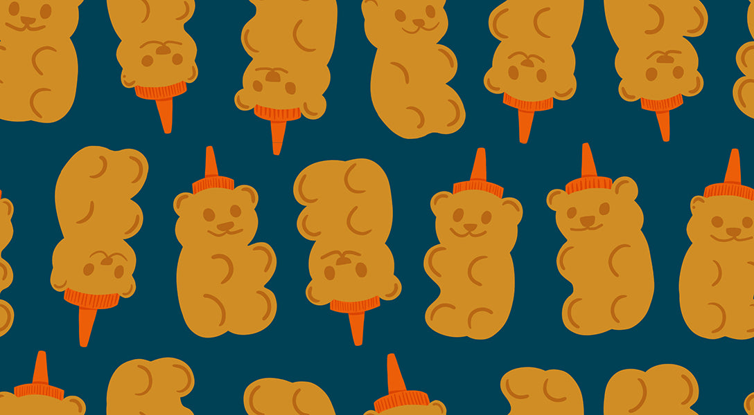 PREORDER Egg and Friends || Honey Bears Galaxy || Cotton Quilting Fabric