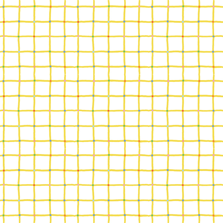 100 Aker Woods || Picnic Plaid White || Cotton Quilting Fabric