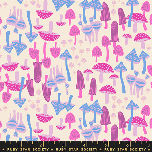 PREORDER Hello Alice || Mushroom Land Shell || Cotton Quilting Fabric