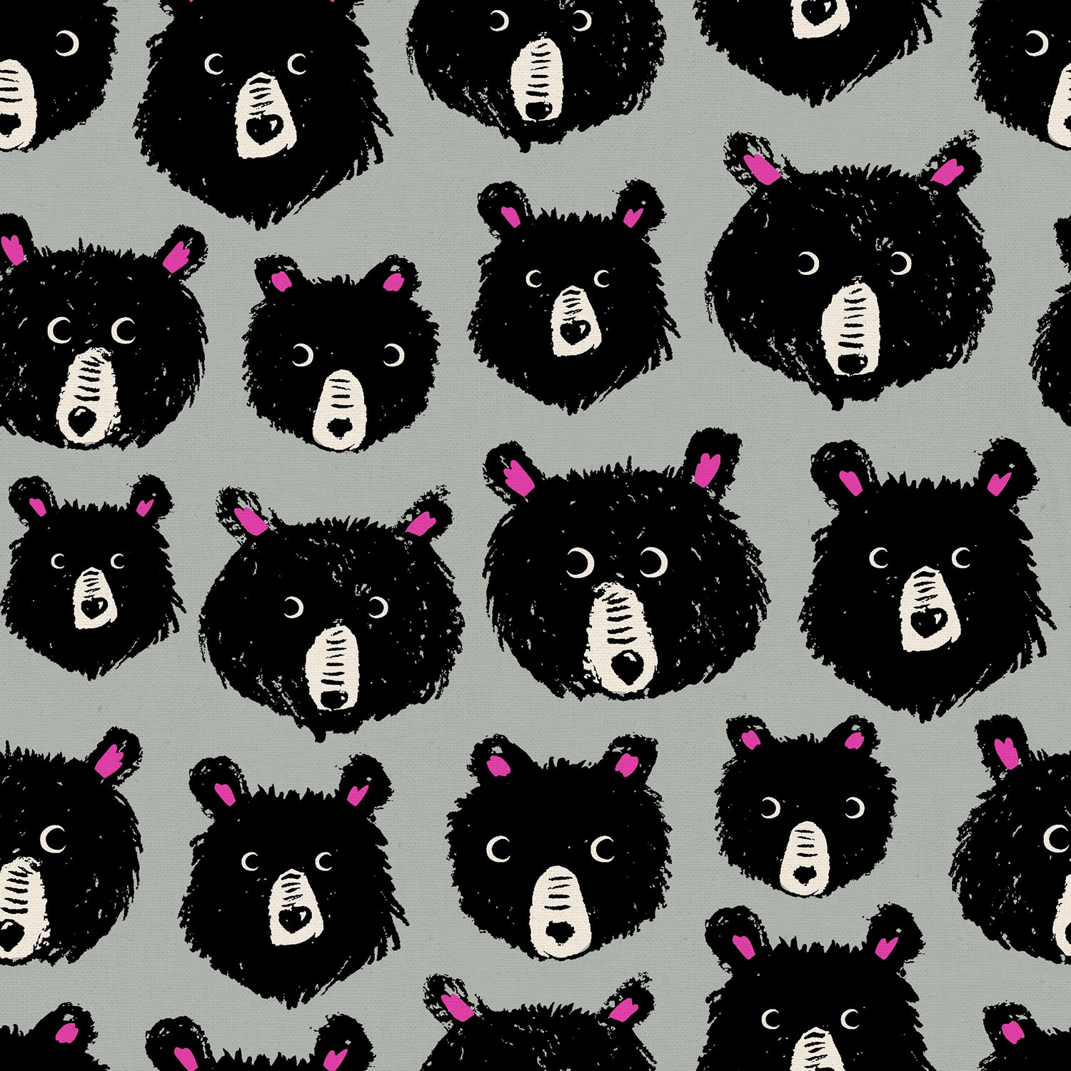 TEDDY AND THE BEARS CANVAS|| Steel