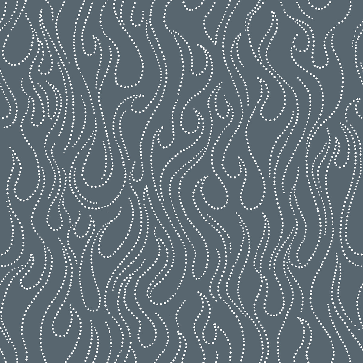 TEDDY AND THE BEARS || Flames Ghostly || Cotton Quilting Fabric || Half Yard