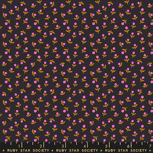 PREORDER Catnap || Sprout Black || Cotton Quilting Fabric