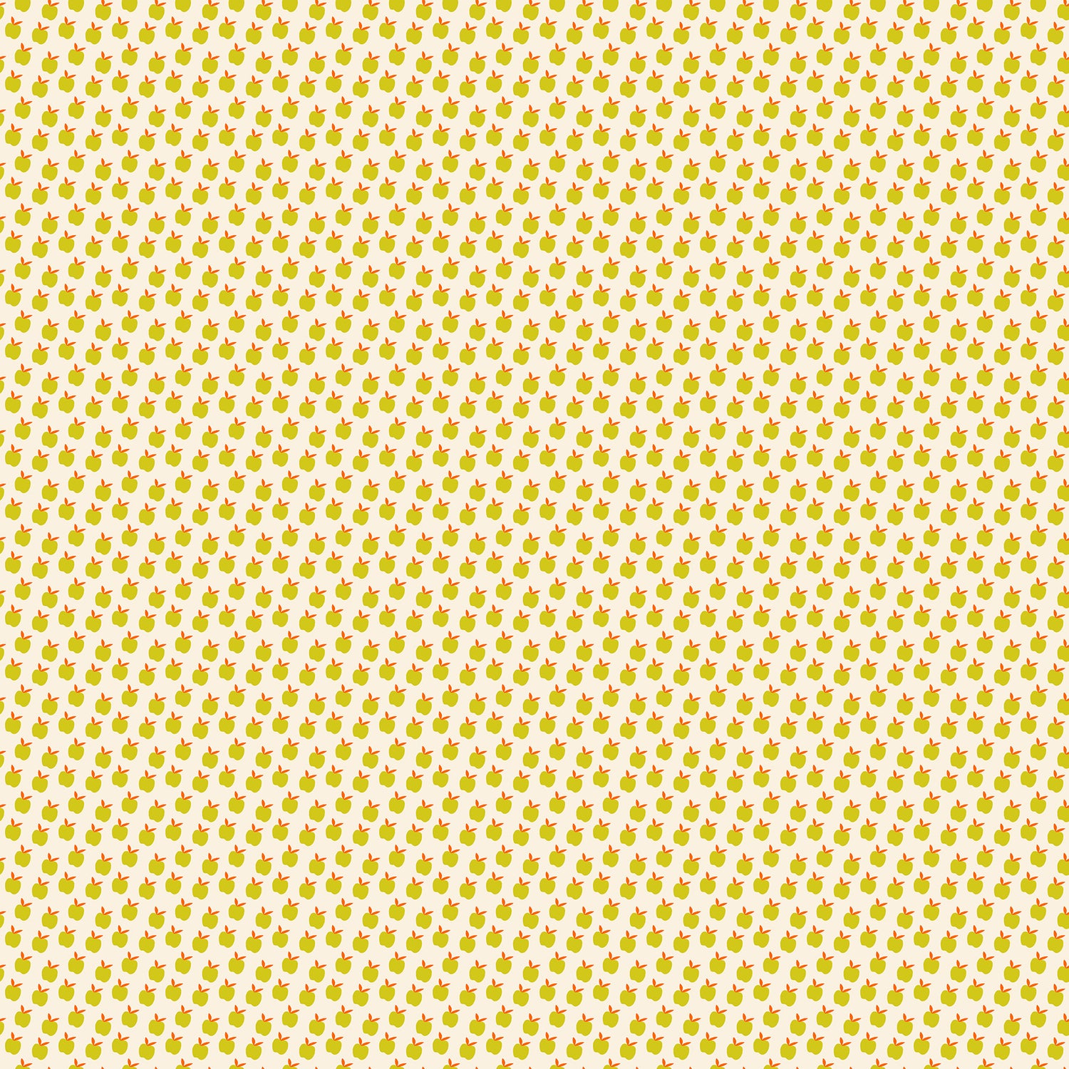 PREORDER Catnap || Apples Pistachio || Cotton Quilting Fabric