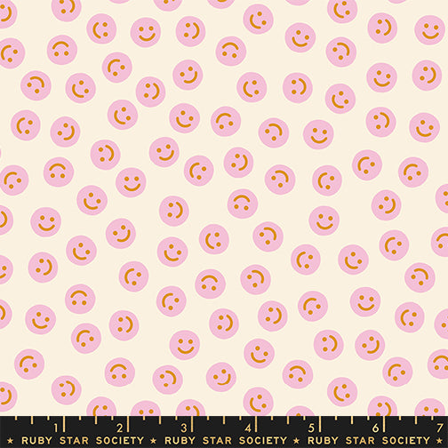 PREORDER Egg and Friends || Smiley Natural || Cotton Quilting Fabric