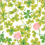 Heather Ross Studio Edit || Cricket Clover Pink || Cotton Quilting Fabric