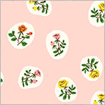 Heather Ross Studio Edit || Bouquet Blush || Cotton Quilting Fabric