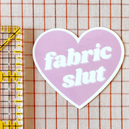 Fabric Slut Sewing Sticker