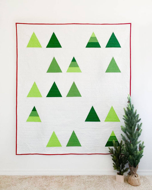 Tree Farm Printed Quilt Pattern // Cotton + Joy