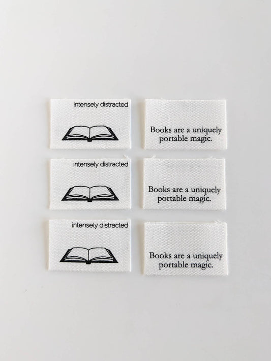 Books Are a Uniquely Portable Magic | Cotton Luxe Labels