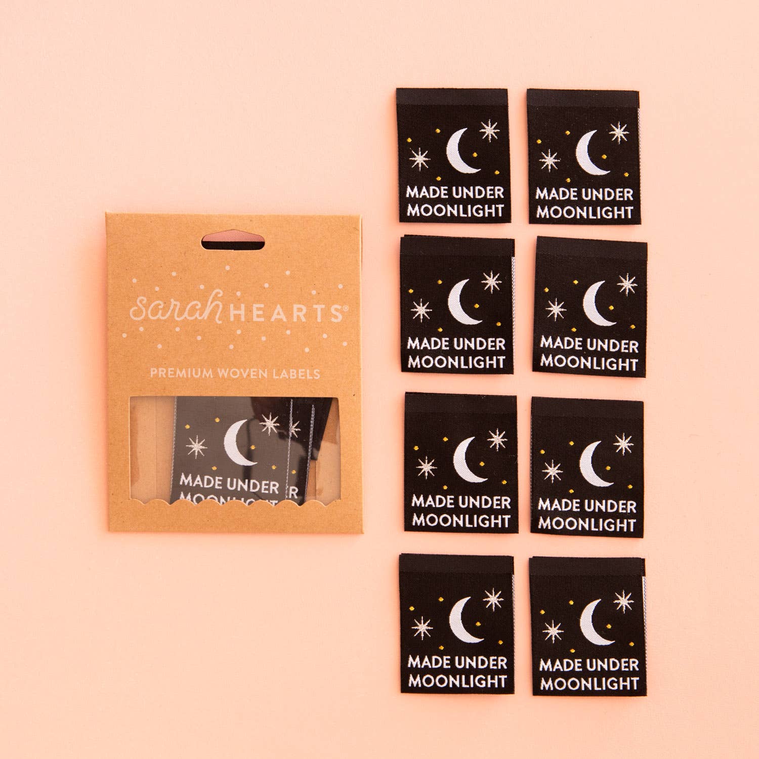 Made Under Moonlight - Sewing Woven Clothing Label Tags