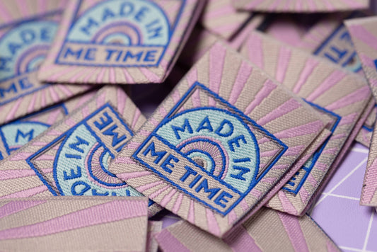 Me Time - Pack of 6 woven sewing labels
