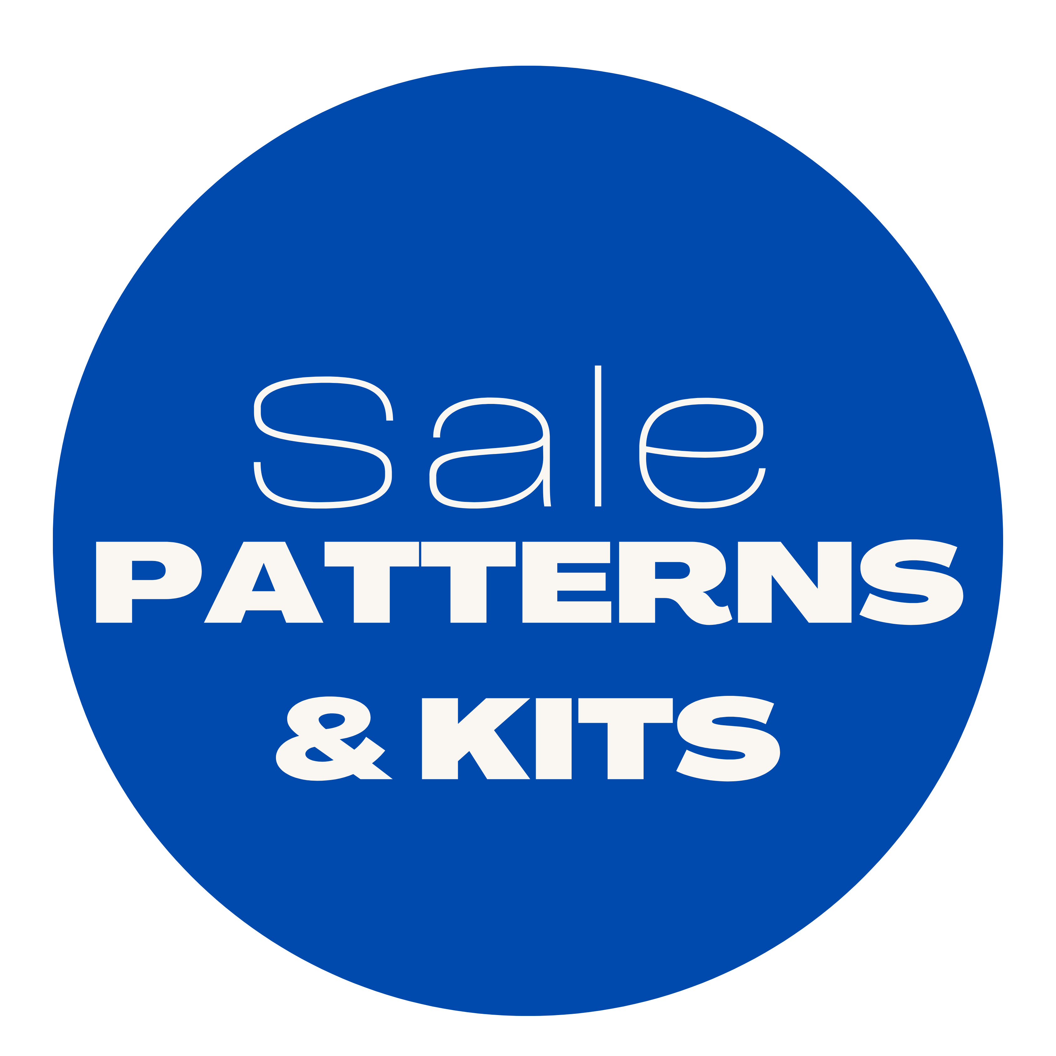 Sale Patterns & Kits