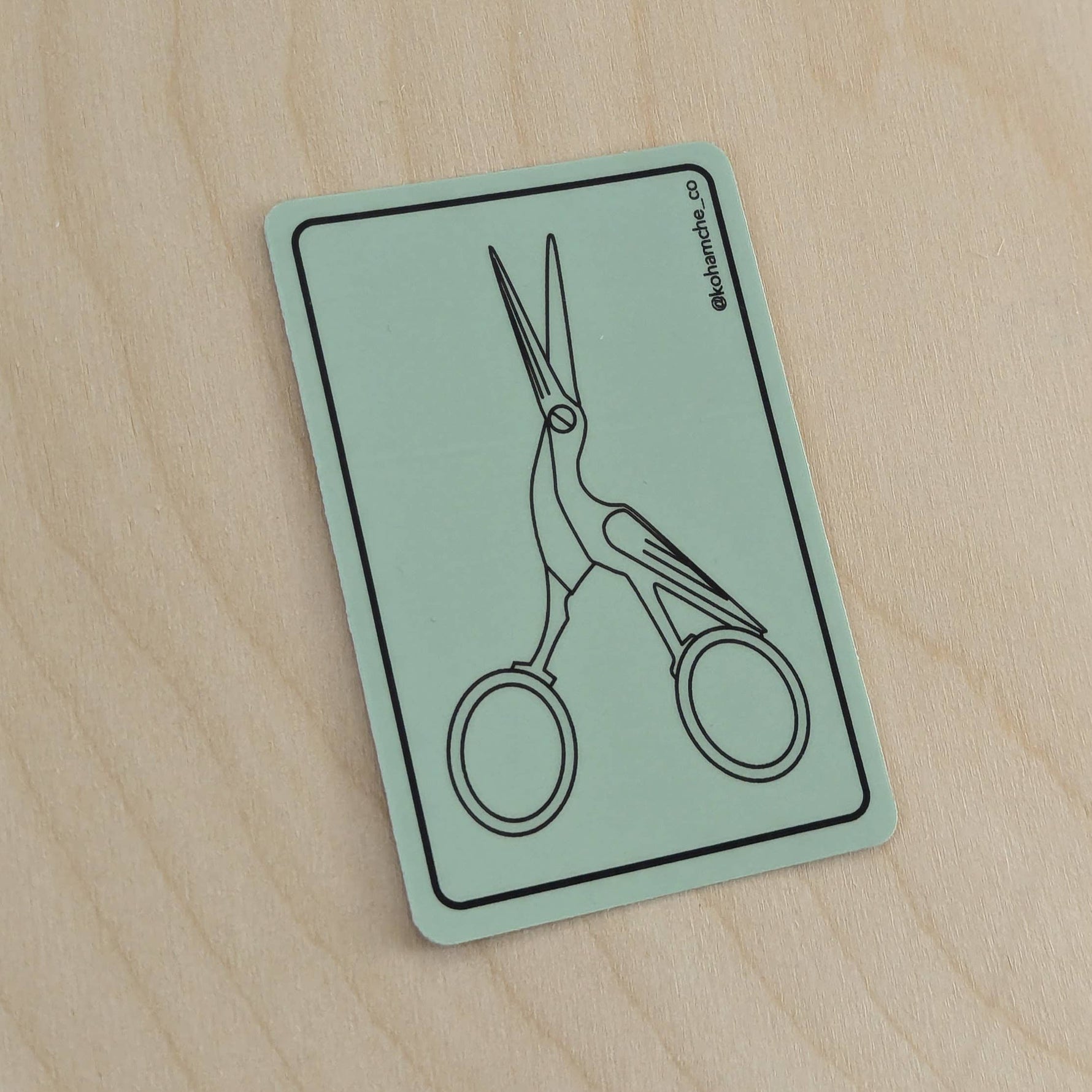 Stork Scissors - Stickers for Fiber Artists
