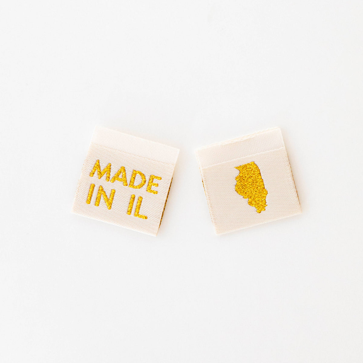 Made in My State Gold Woven Labels: Nevada