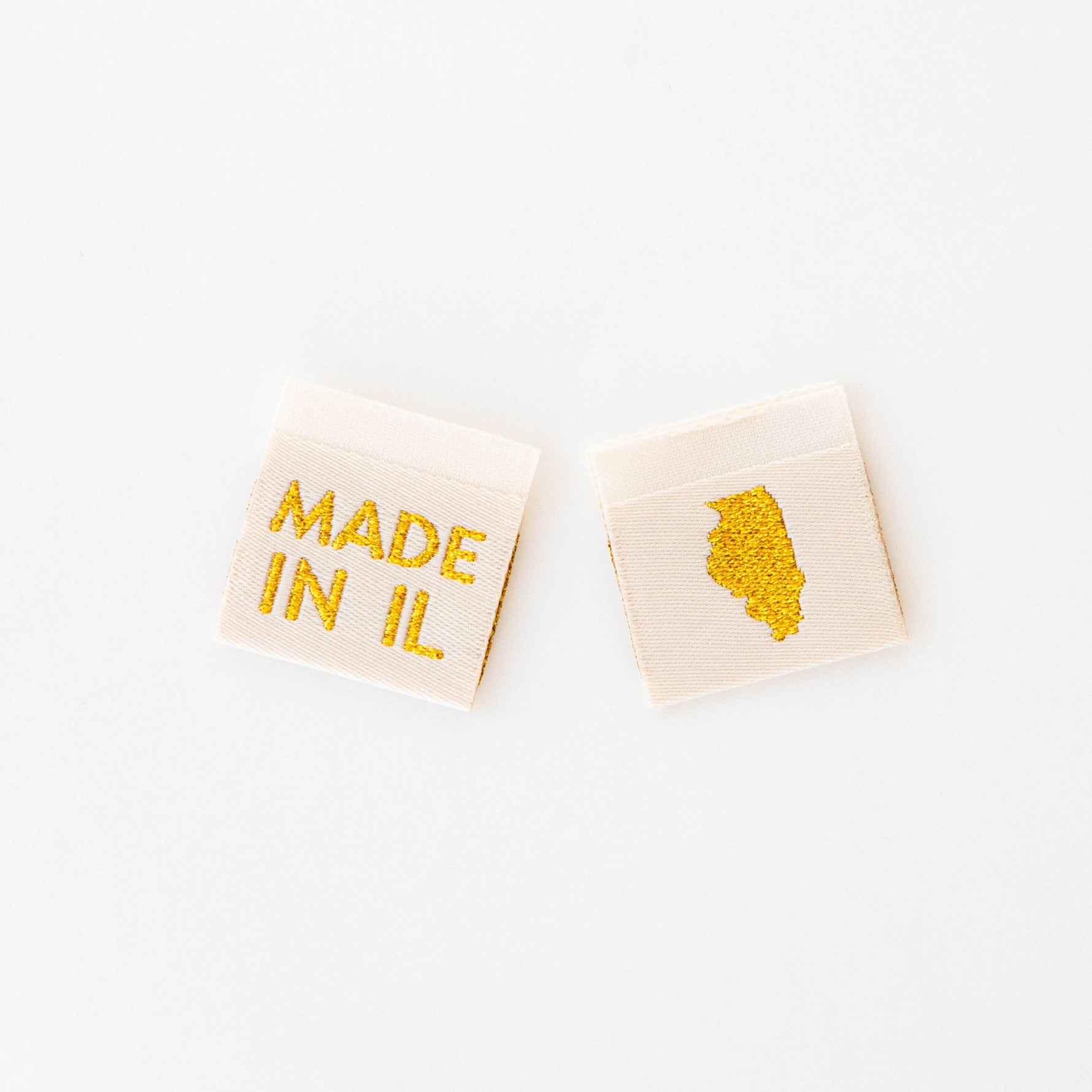 Made in My State Gold Woven Labels: Nevada