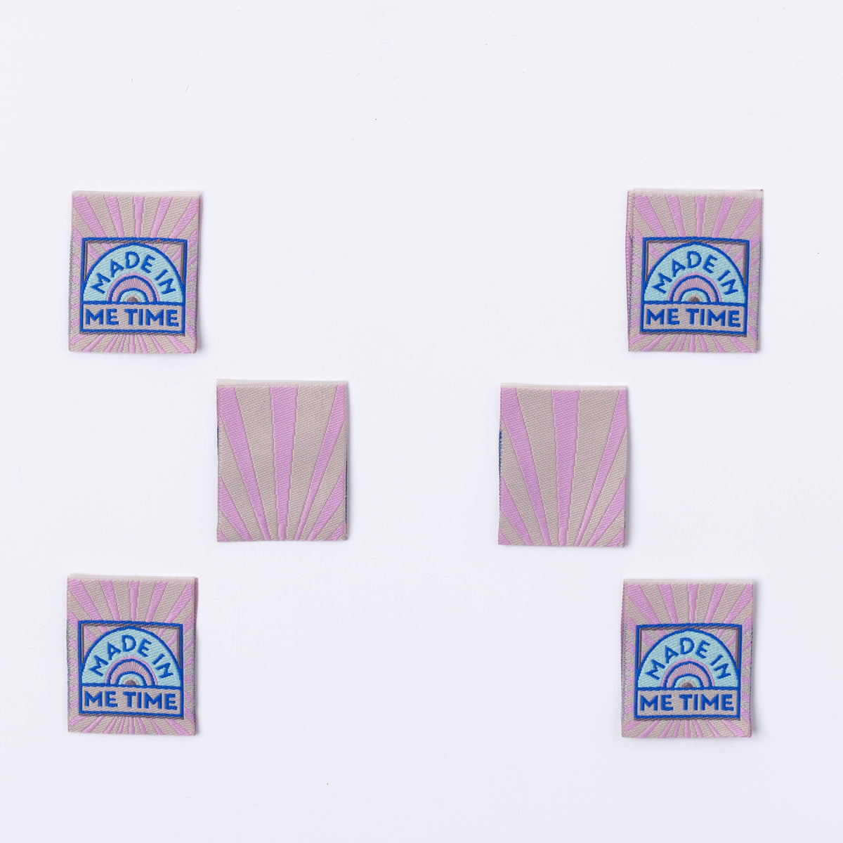 Me Time - Pack of 6 woven sewing labels